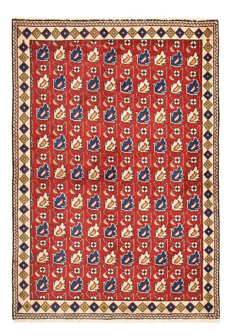 Tappeto Persero - Tabriz - 140 x 96 cm - rosso