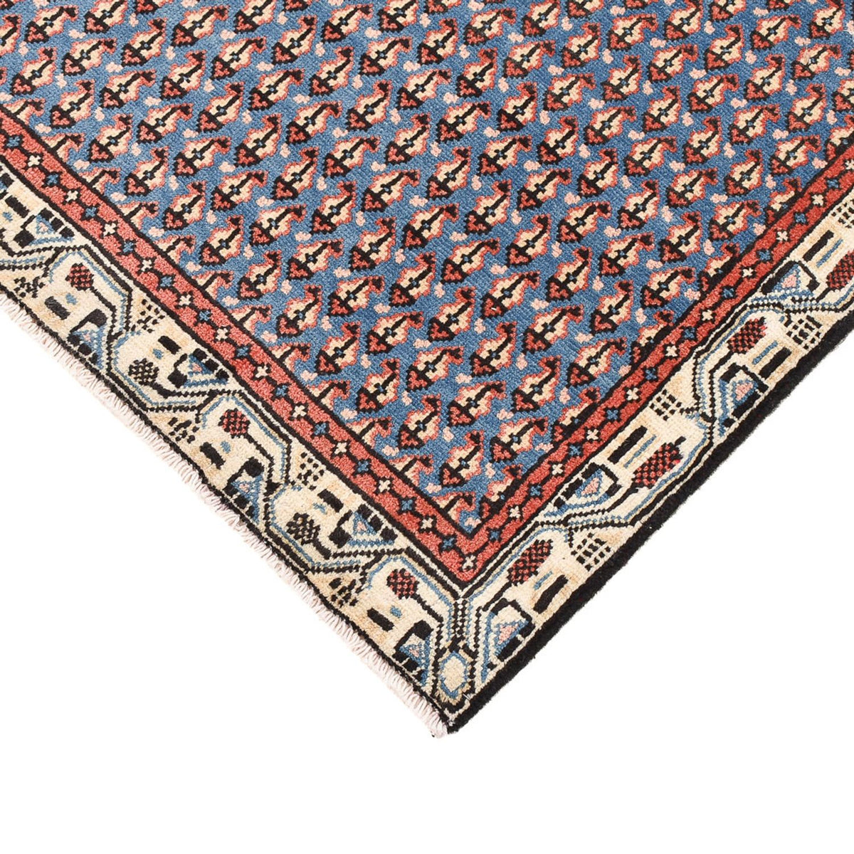 Tappeto Persero - Mir - 145 x 94 cm - blu mare