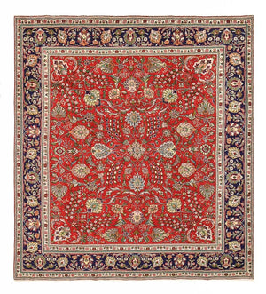Tappeto Persero - Tabriz - 328 x 291 cm - rosso