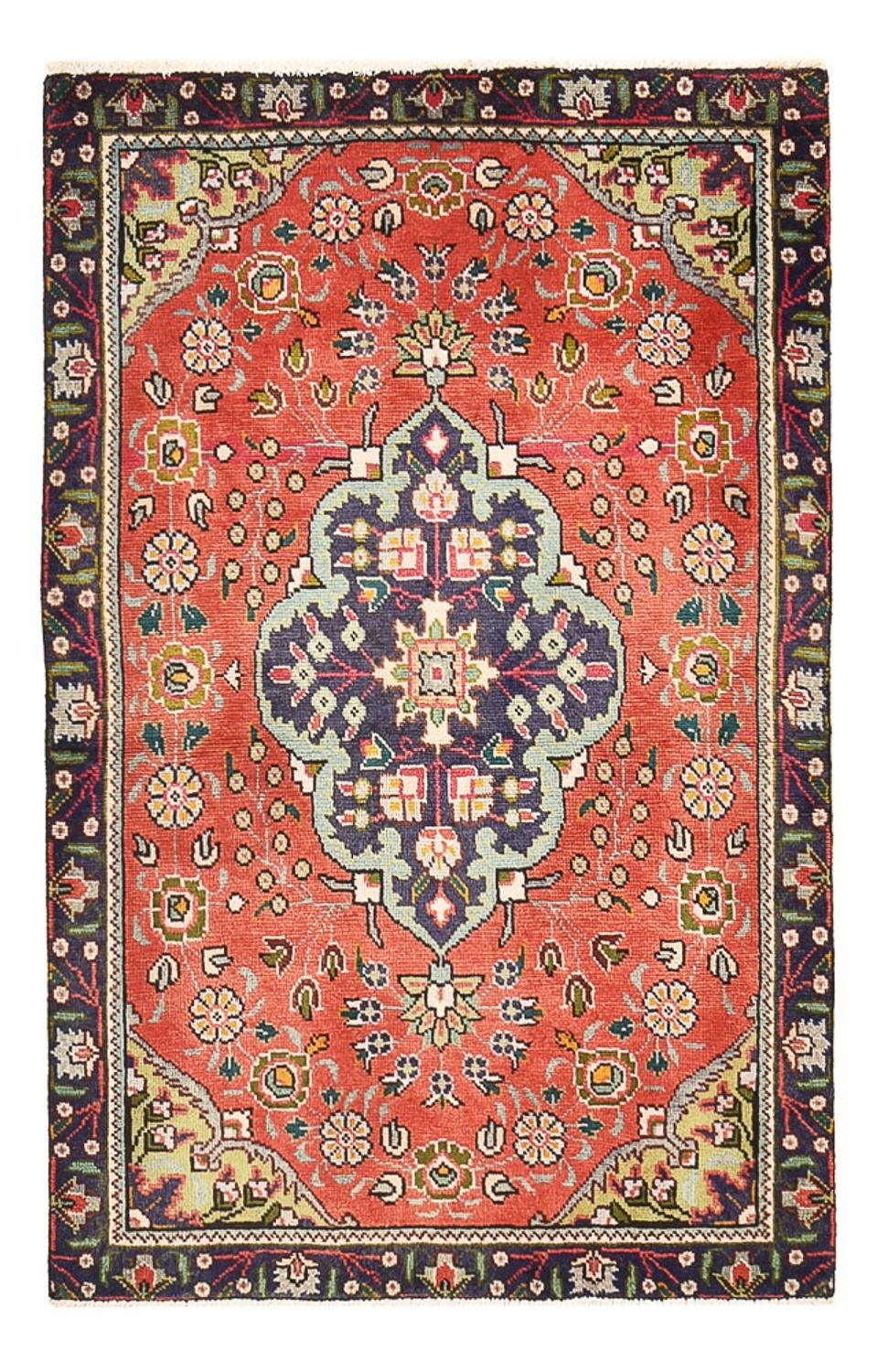 Tappeto Persero - Tabriz - 139 x 90 cm - rosso chiaro