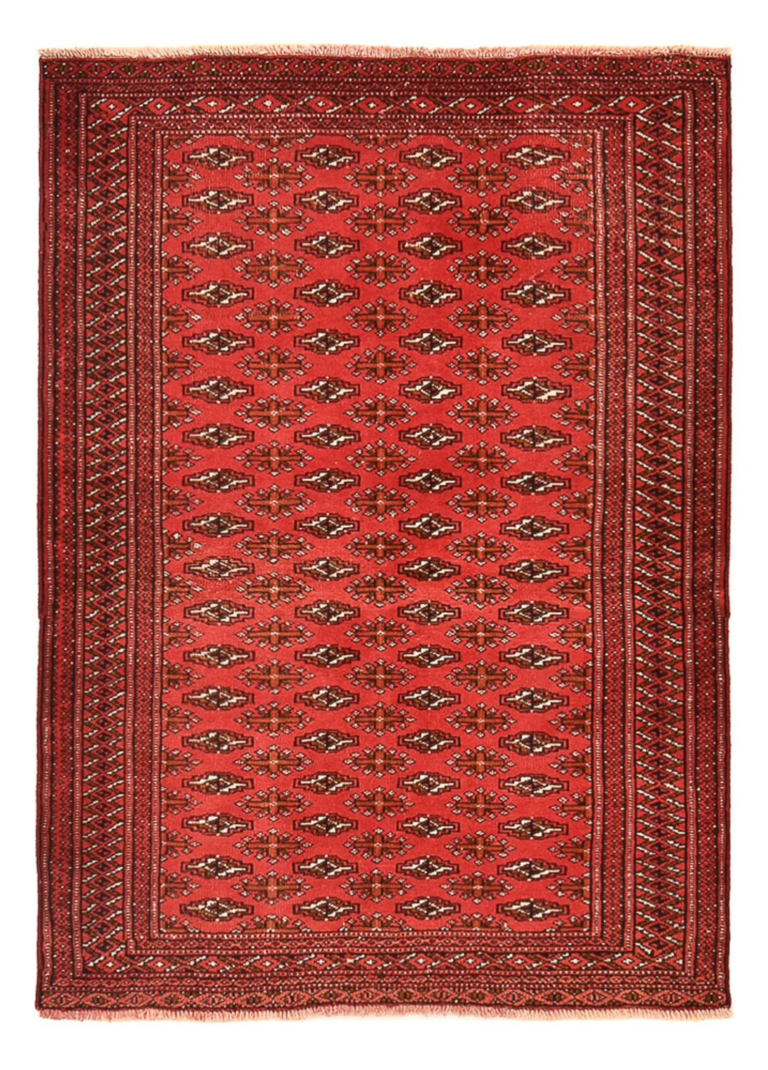 Tappeto Turkaman - 138 x 98 cm - rosso