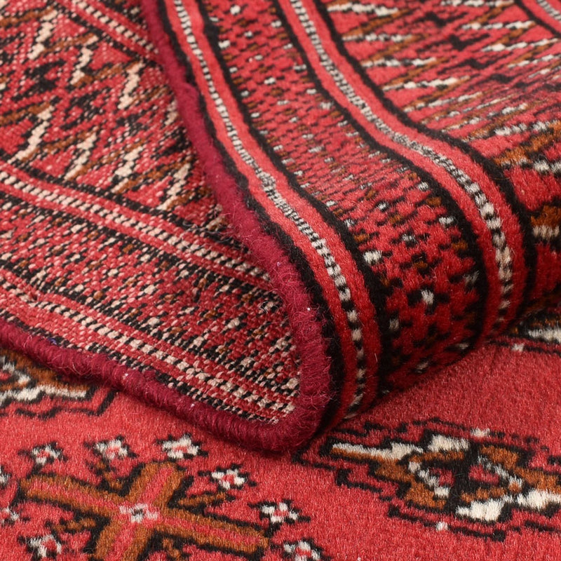 Tappeto Turkaman - 138 x 98 cm - rosso