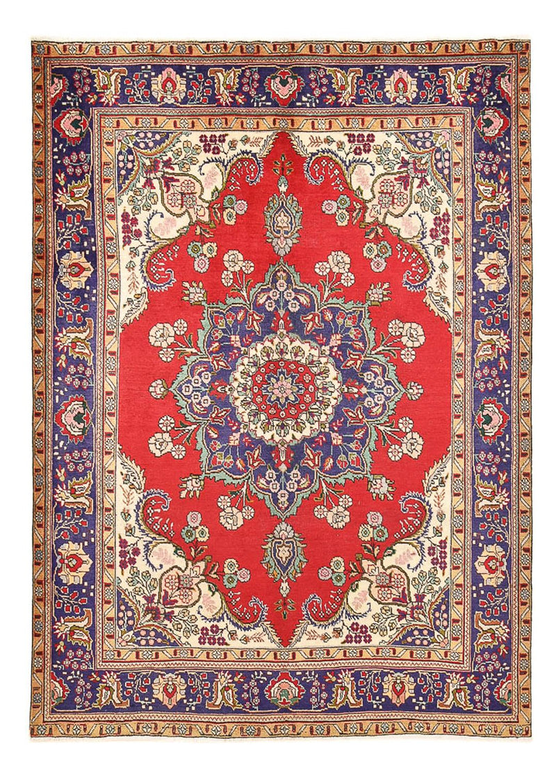 Tappeto Persero - Tabriz - 294 x 209 cm - rosso