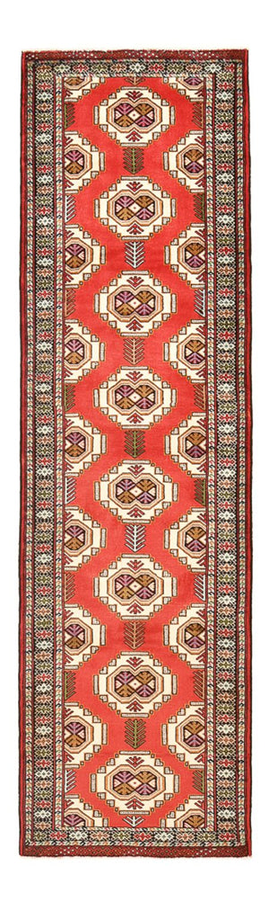 Tappeto corsia Tappeto Turkaman - 283 x 85 cm - rosso