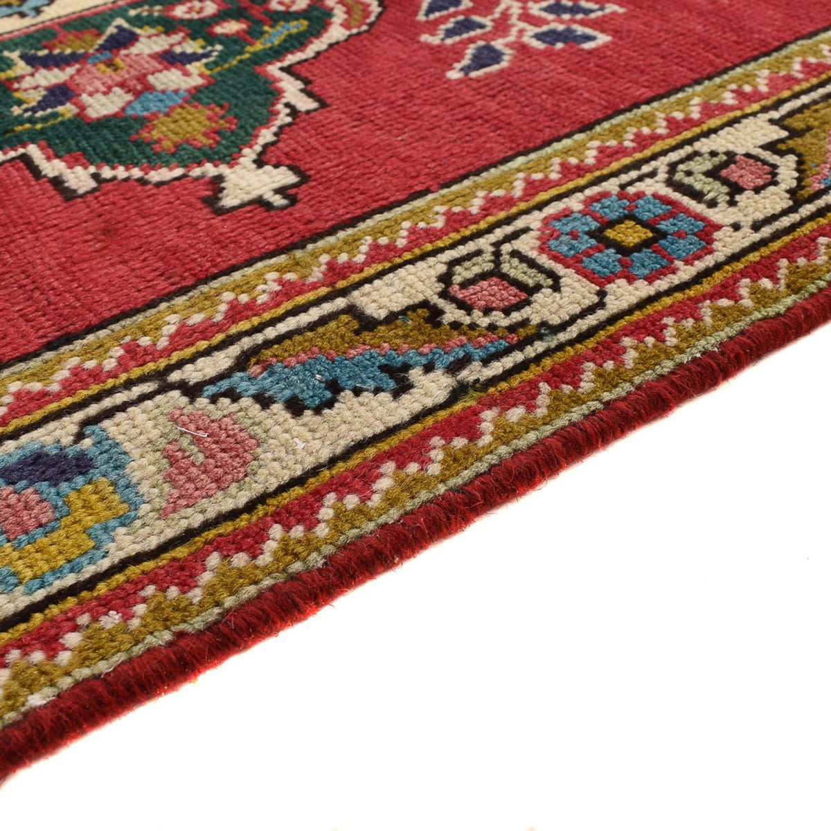 Tappeto corsia Tappeto Persero - Tabriz - 341 x 85 cm - rosso
