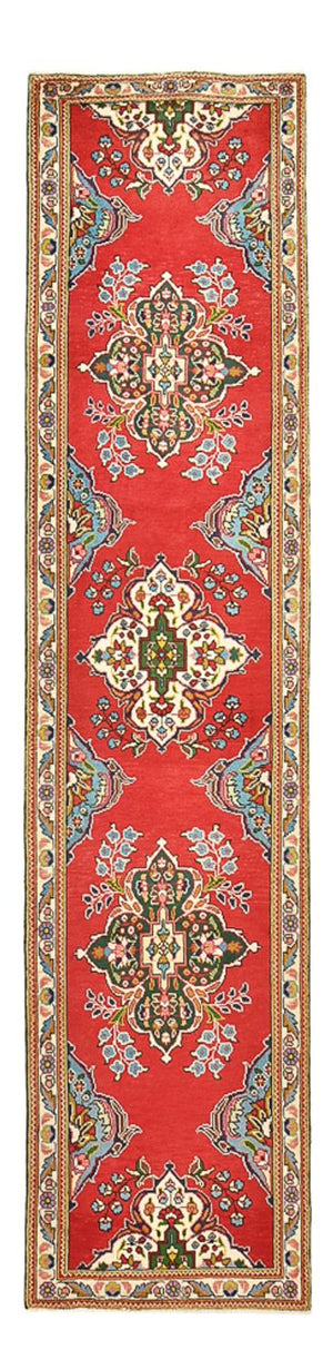 Tappeto corsia Tappeto Persero - Tabriz - 343 x 80 cm - rosso