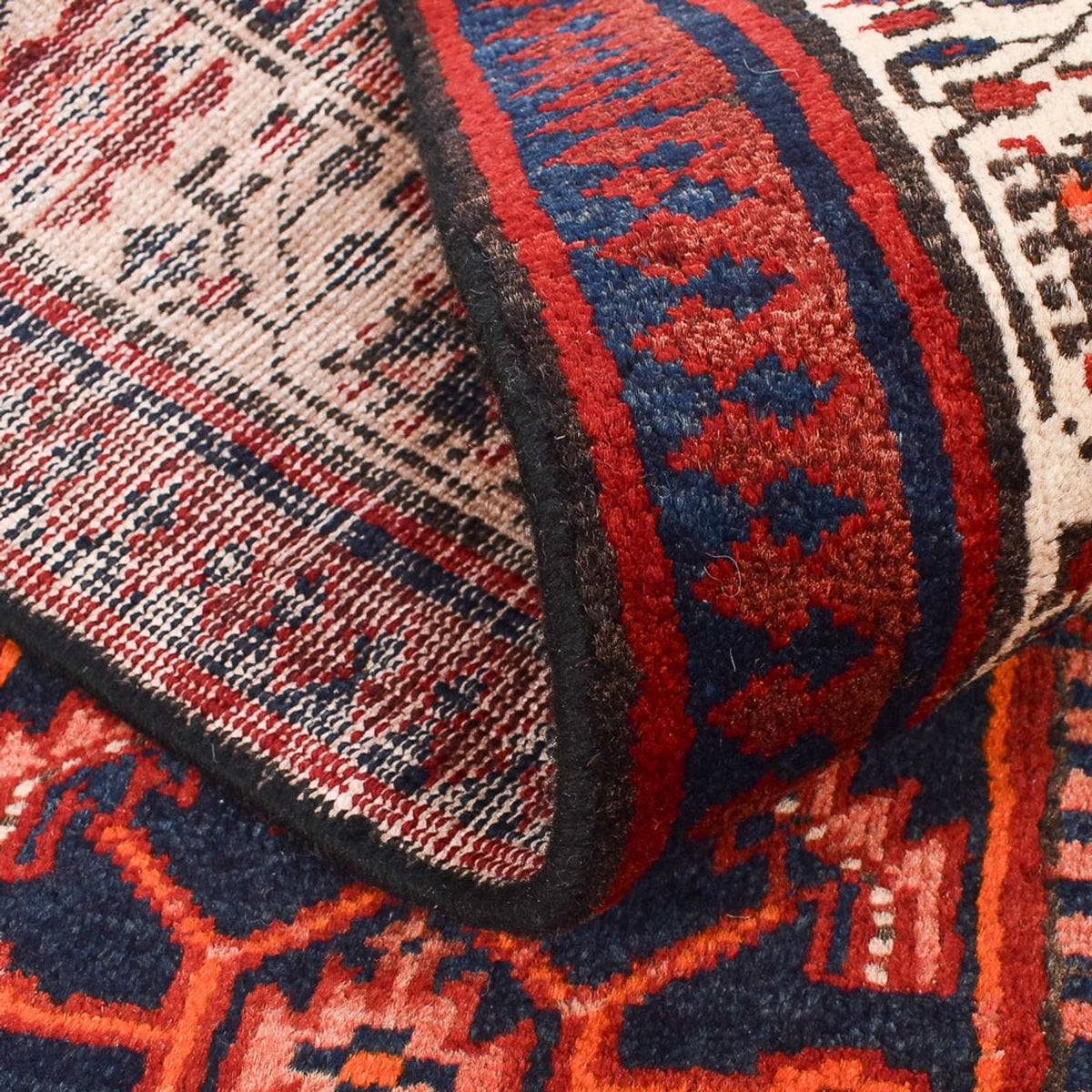 Tappeto corsia Tappeto Persero - Tabriz - 460 x 98 cm - ruggine