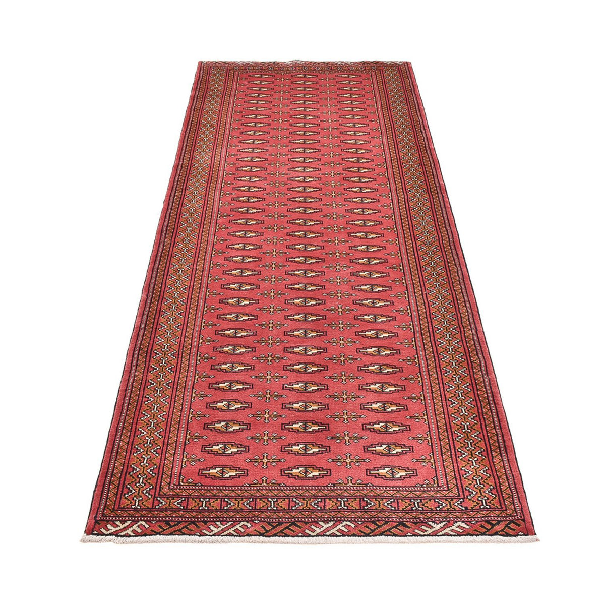 Tappeto corsia Tappeto Turkaman - 285 x 105 cm - rosso