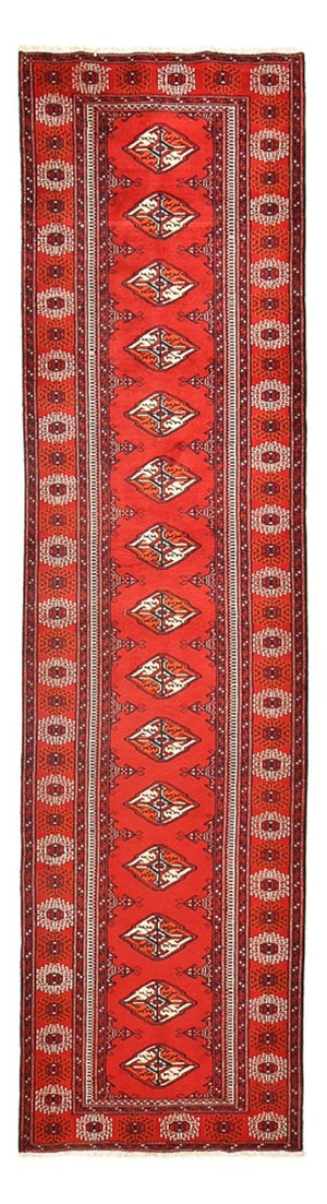 Tappeto corsia Tappeto Turkaman - 353 x 89 cm - rosso