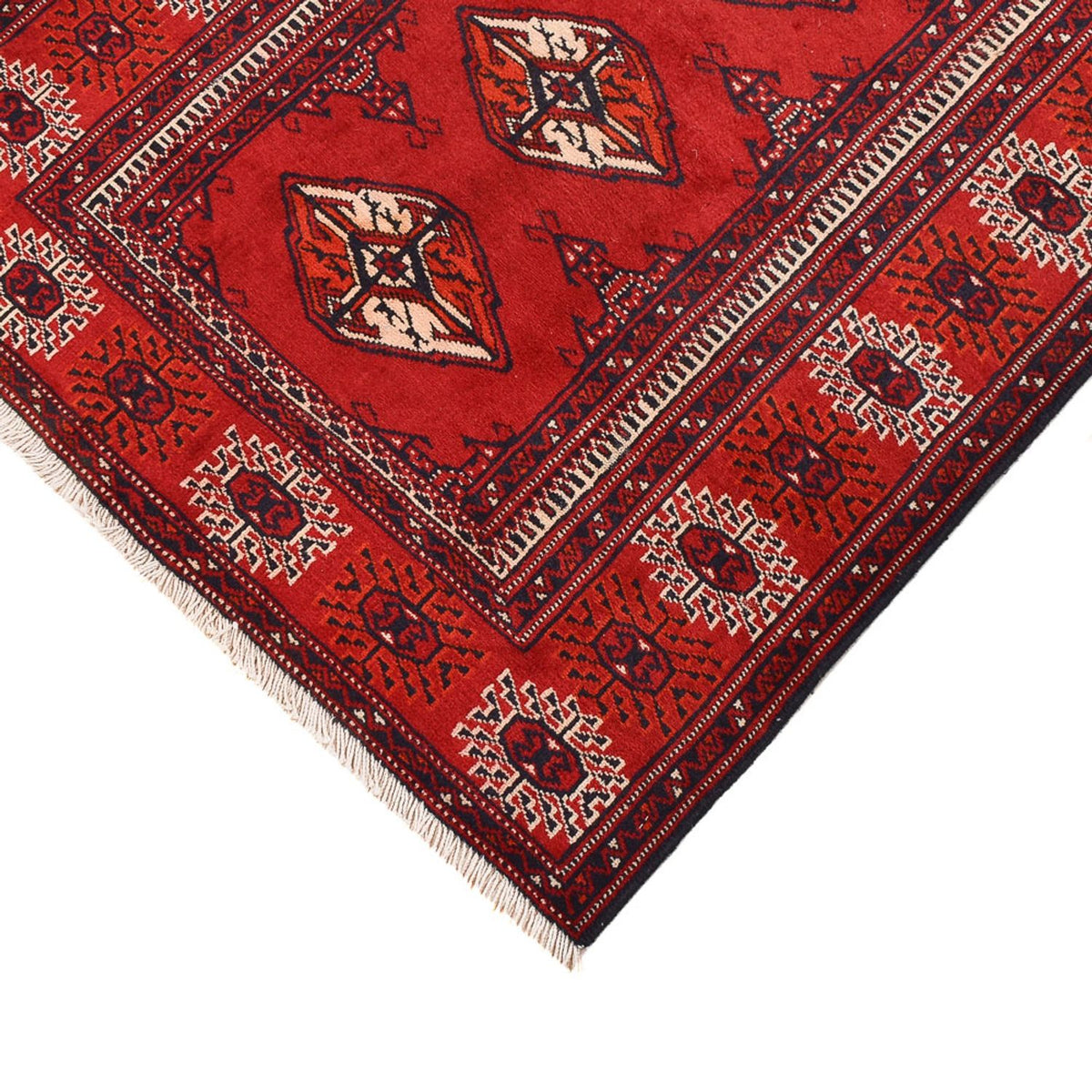 Tappeto corsia Tappeto Turkaman - 353 x 89 cm - rosso