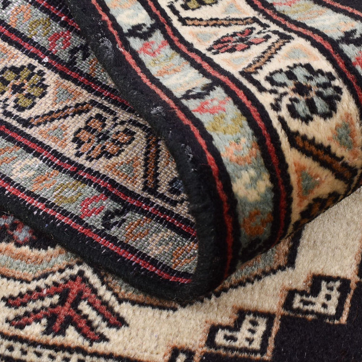 Tappeto corsia Tappeto Turkaman - 187 x 63 cm - blu scuro