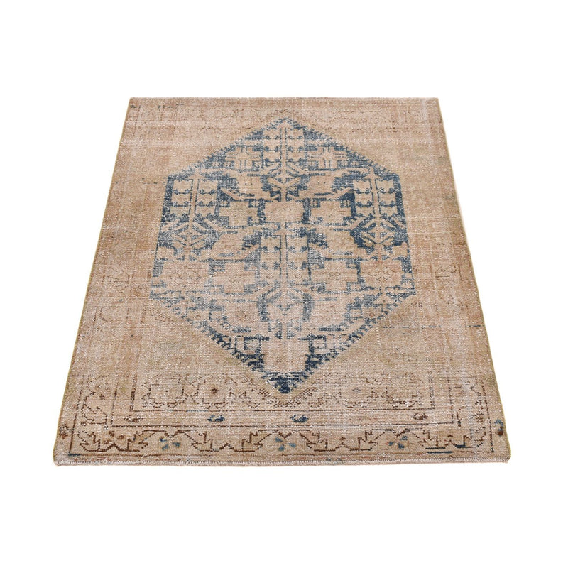 Tappeto vintage - 148 x 108 cm - blu