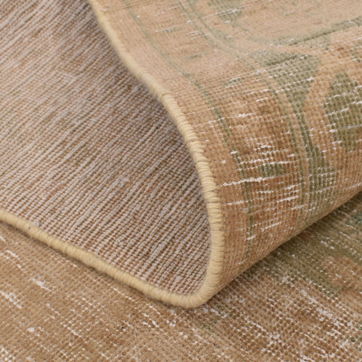 Tappeto vintage - 206 x 145 cm - beige scuro