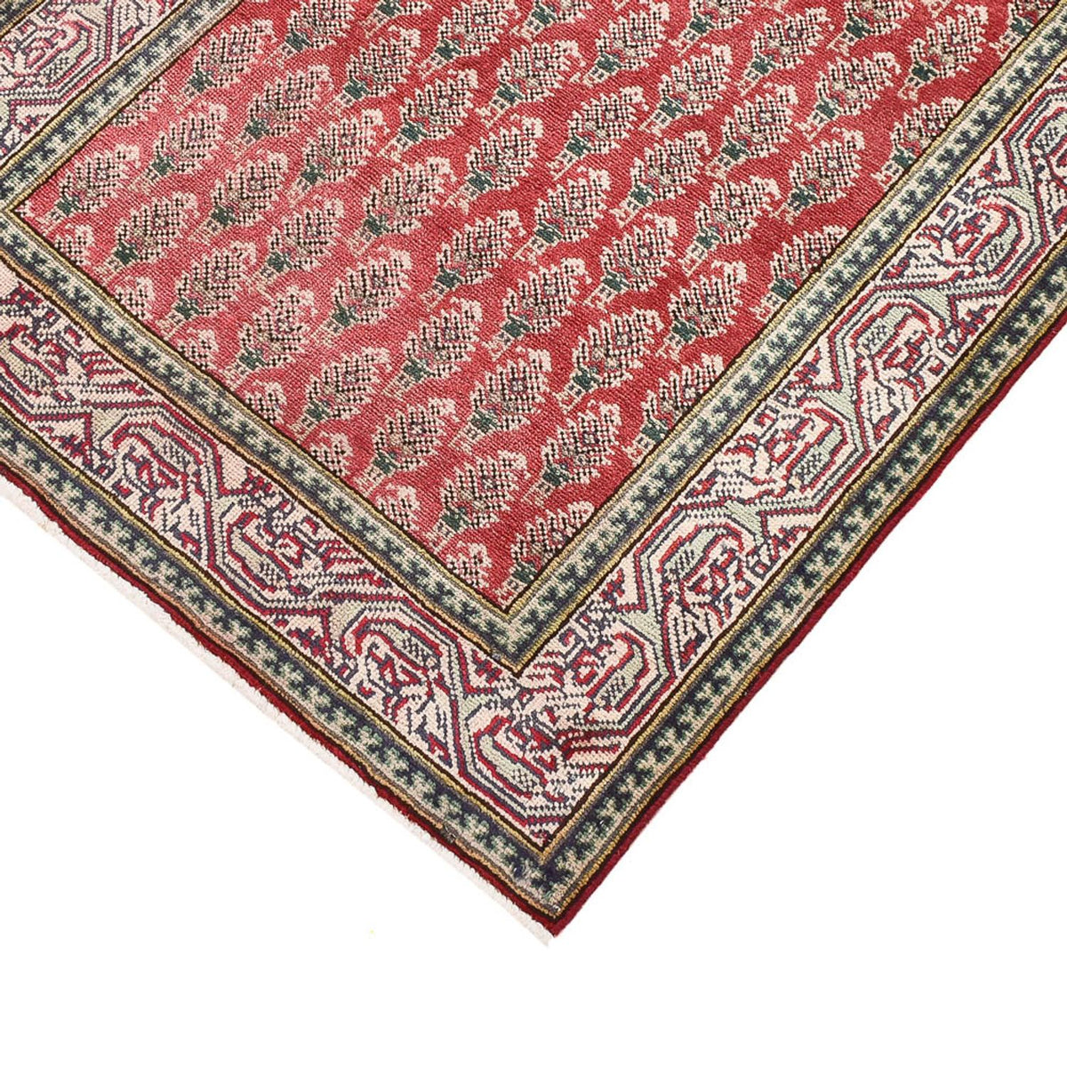 Tappeto corsia Tappeto Persero - Tabriz - 340 x 83 cm - rosso