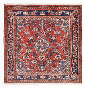 Tappeto Persero - Nomade quadrato  - 67 x 67 cm - rosso