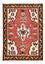 Tappeto Persero - Nomade quadrato  - 65 x 65 cm - rosso