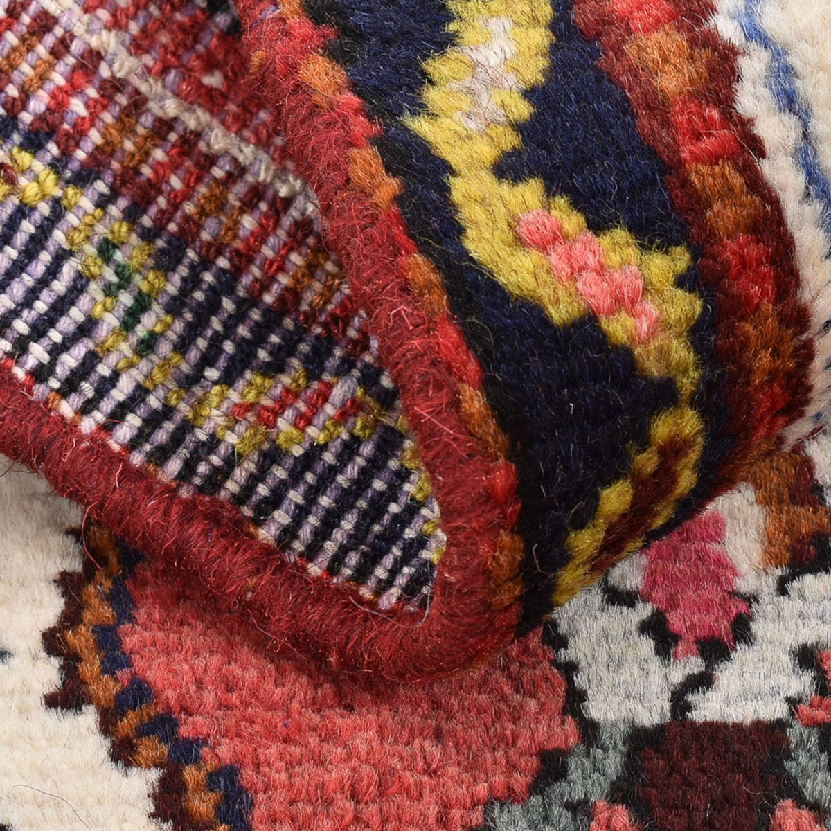 Tappeto Persero - Nomade quadrato  - 65 x 65 cm - rosso