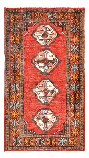 Tappeto Persero - Bidjar - 113 x 64 cm - rosso