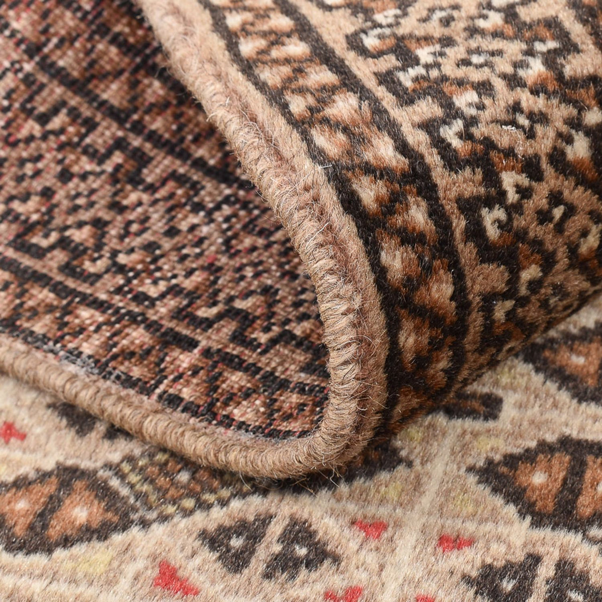 Tappeto Turkaman - 117 x 84 cm - sabbia