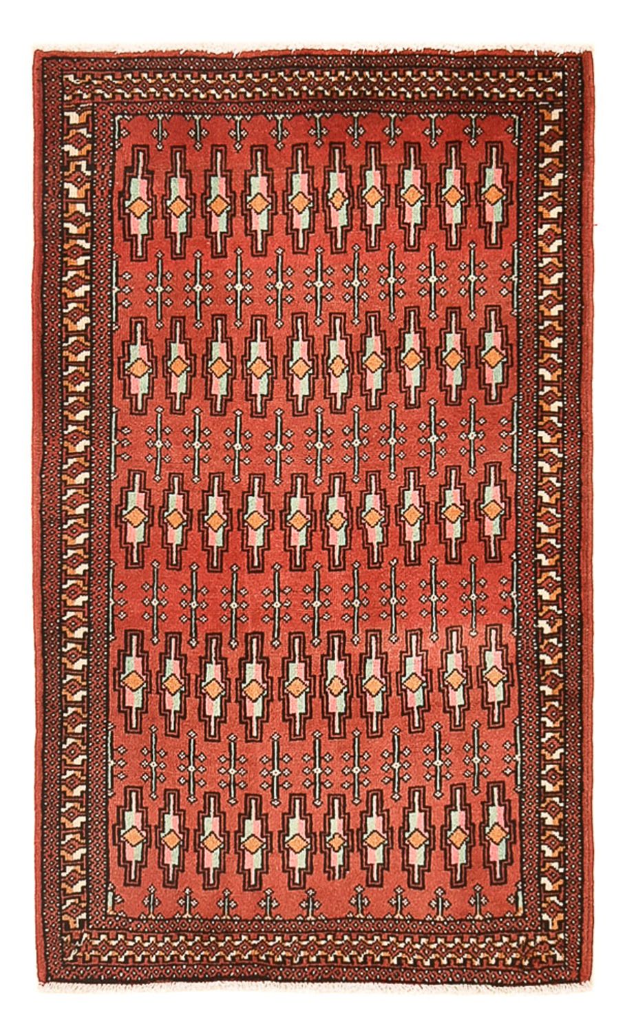 Tappeto Turkaman - 127 x 73 cm - rosso