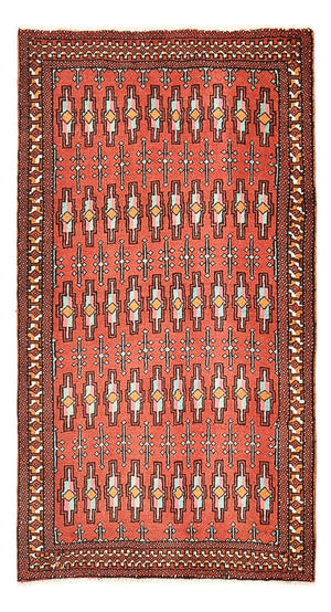 Tappeto Turkaman - 129 x 71 cm - rosso