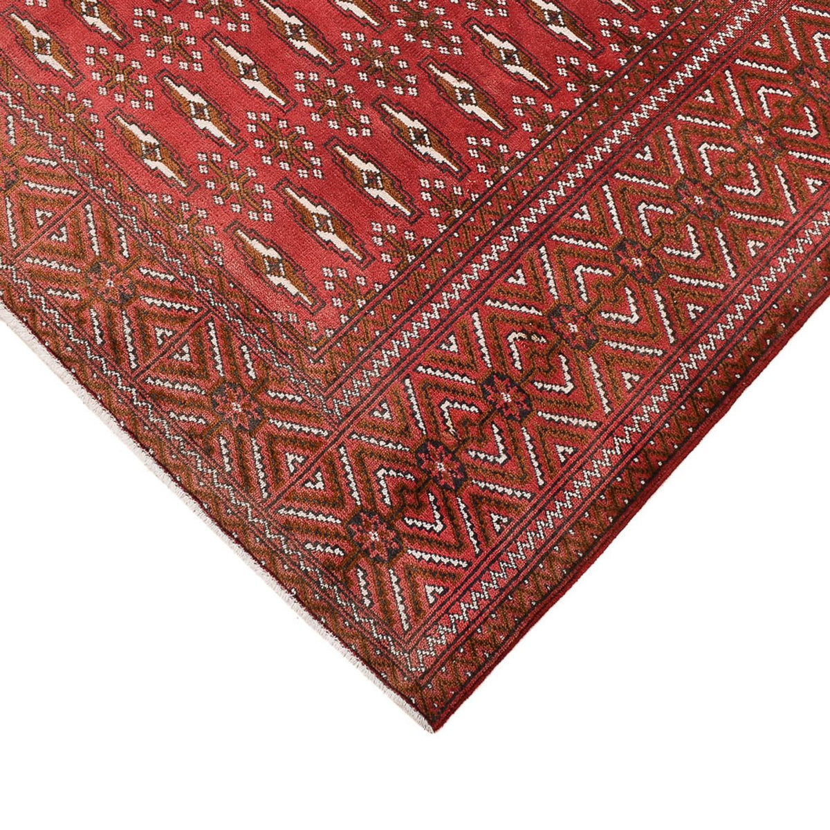 Tappeto Turkaman - 280 x 203 cm - rosso chiaro