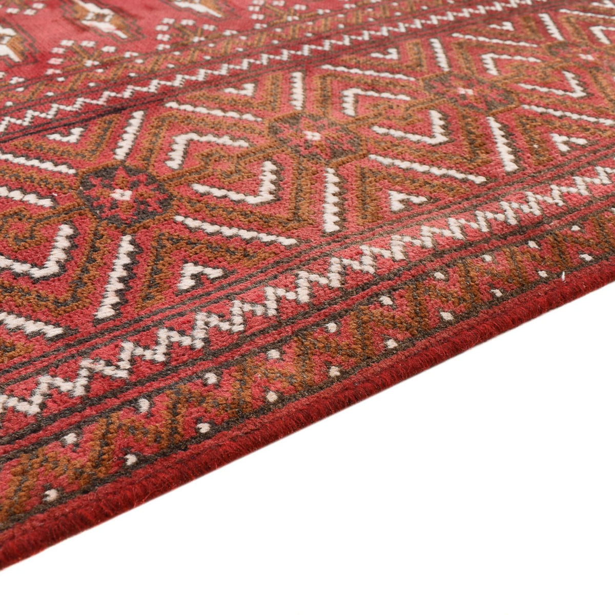 Tappeto Turkaman - 280 x 203 cm - rosso chiaro