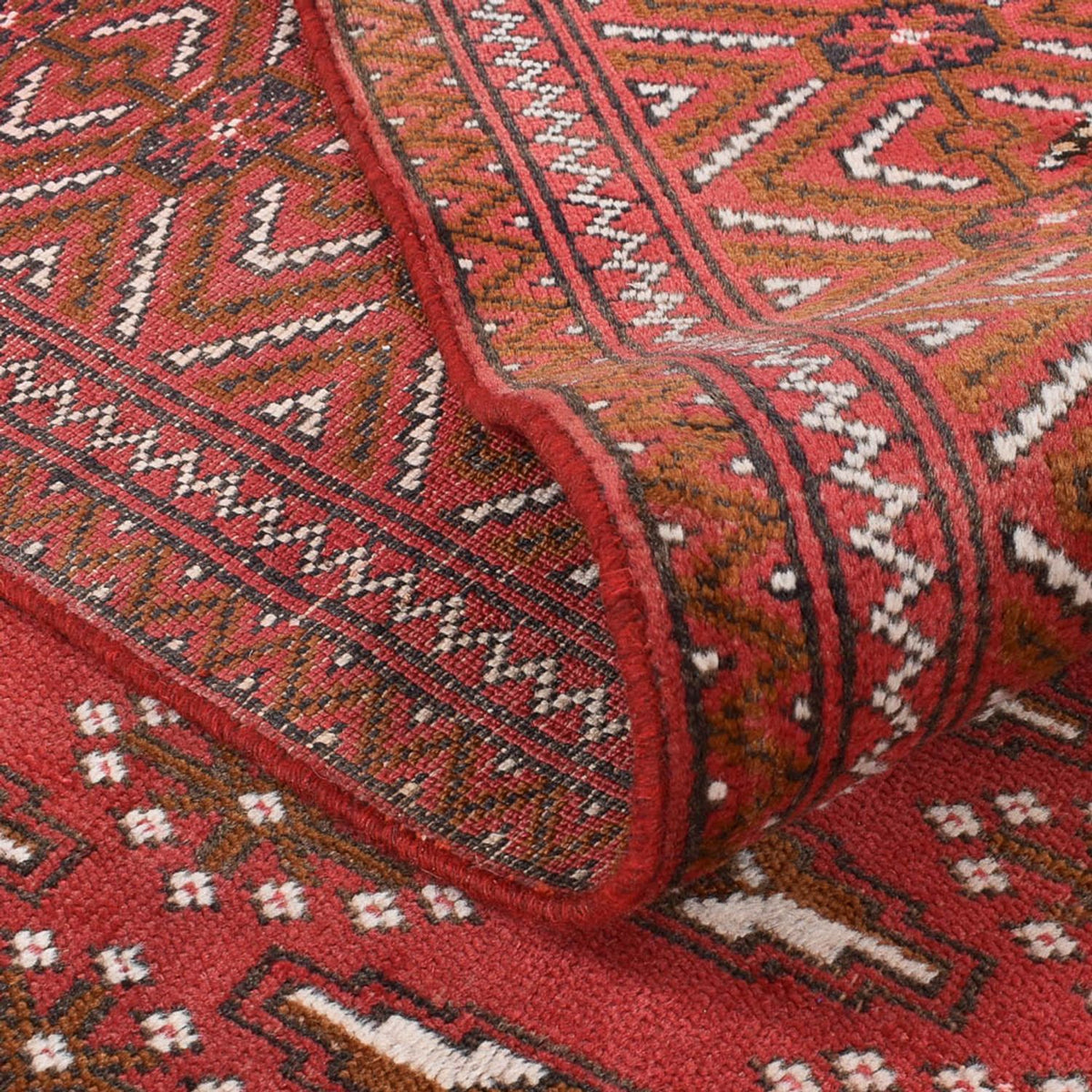 Tappeto Turkaman - 280 x 203 cm - rosso chiaro