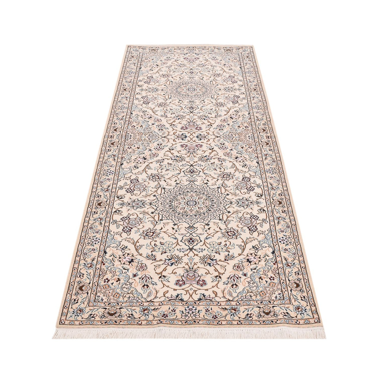 Tappeto corsia Tappeto Persero - Nain - Reale - 241 x 92 cm - crema
