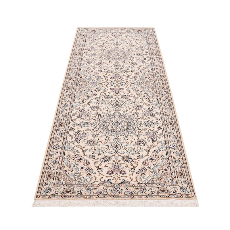 Tappeto corsia Tappeto Persero - Nain - Reale - 241 x 92 cm - crema