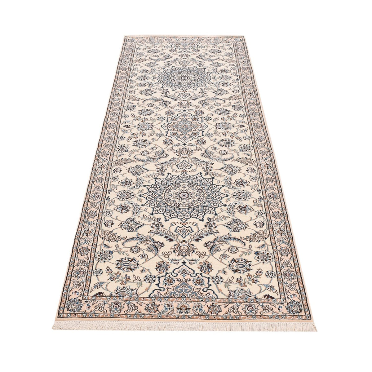 Tappeto corsia Tappeto Persero - Nain - Reale - 278 x 91 cm - crema
