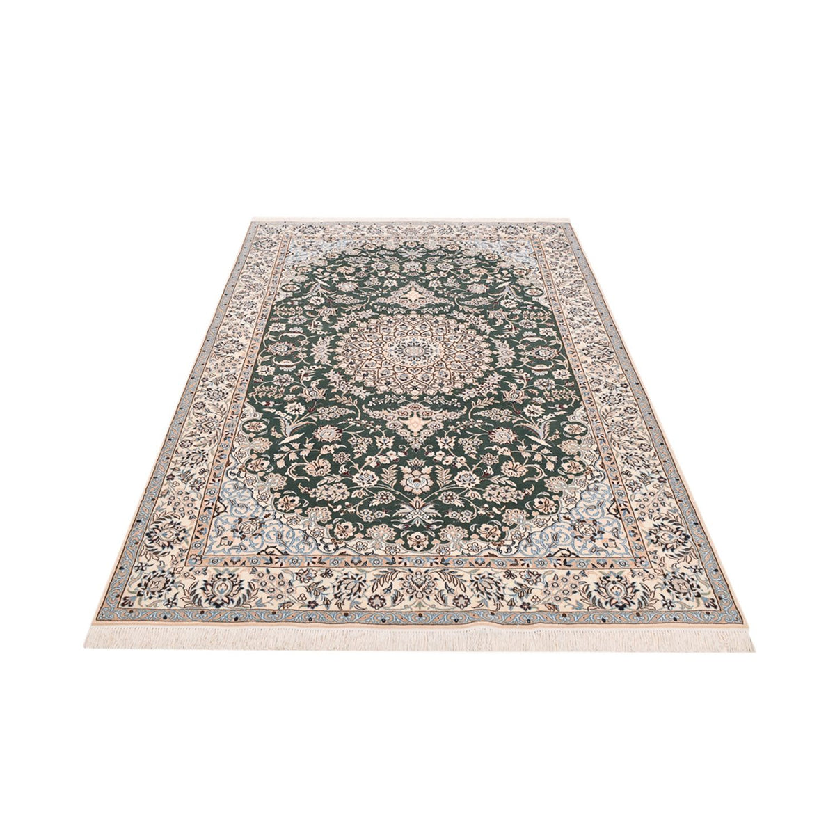 Tappeto Persero - Nain - Reale - 255 x 159 cm - verde scuro