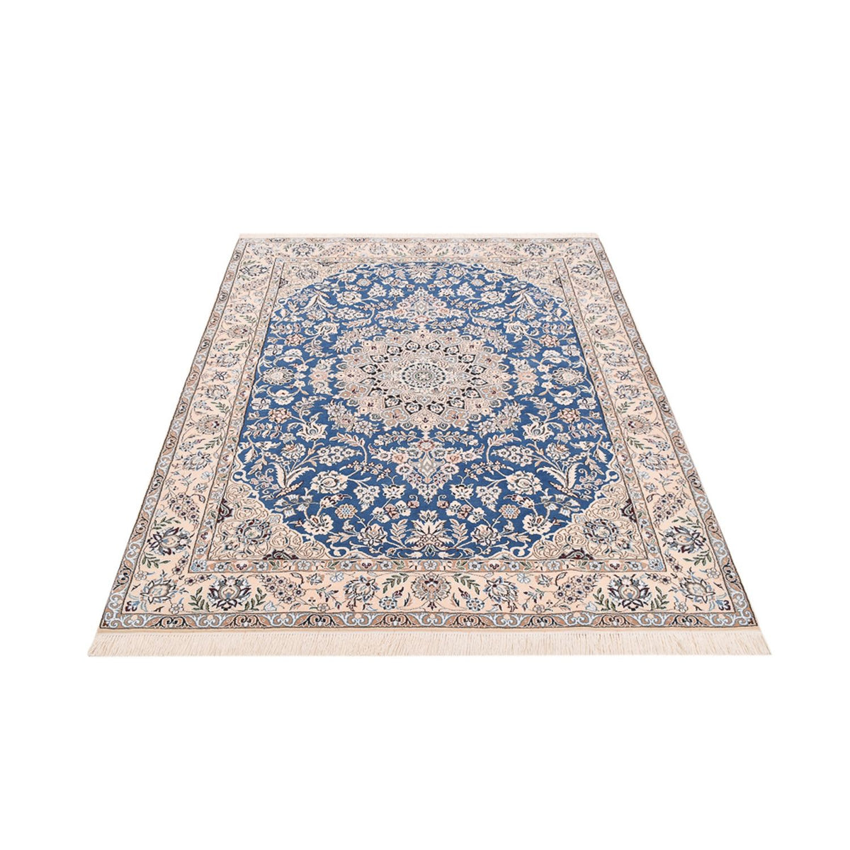 Tappeto Persero - Nain - Reale - 201 x 155 cm - blu