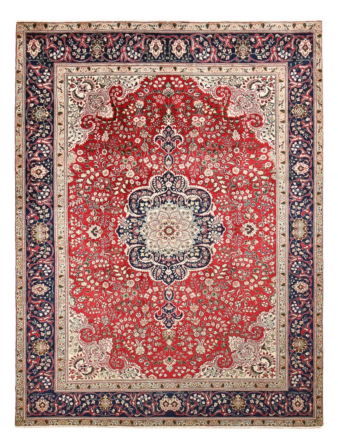 Tappeto Persero - Tabriz - 326 x 239 cm - rosso