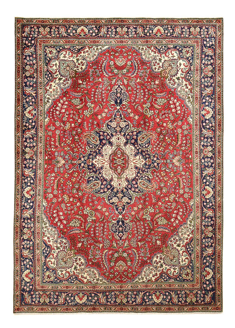 Tappeto Persero - Tabriz - 363 x 257 cm - rosso