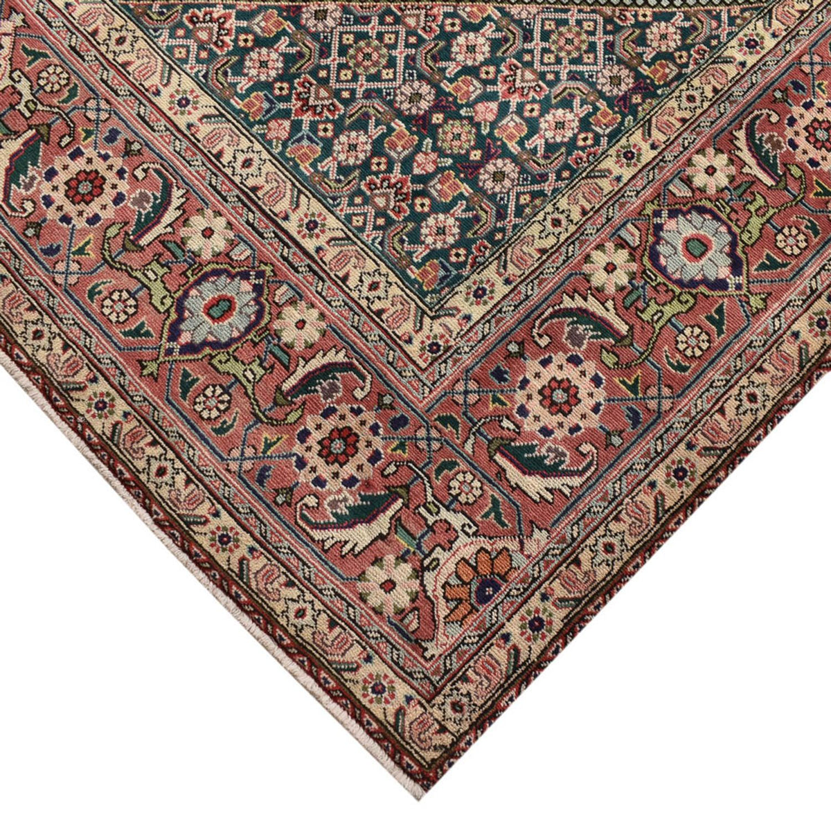Tappeto Persero - Tabriz - 387 x 295 cm - beige scuro