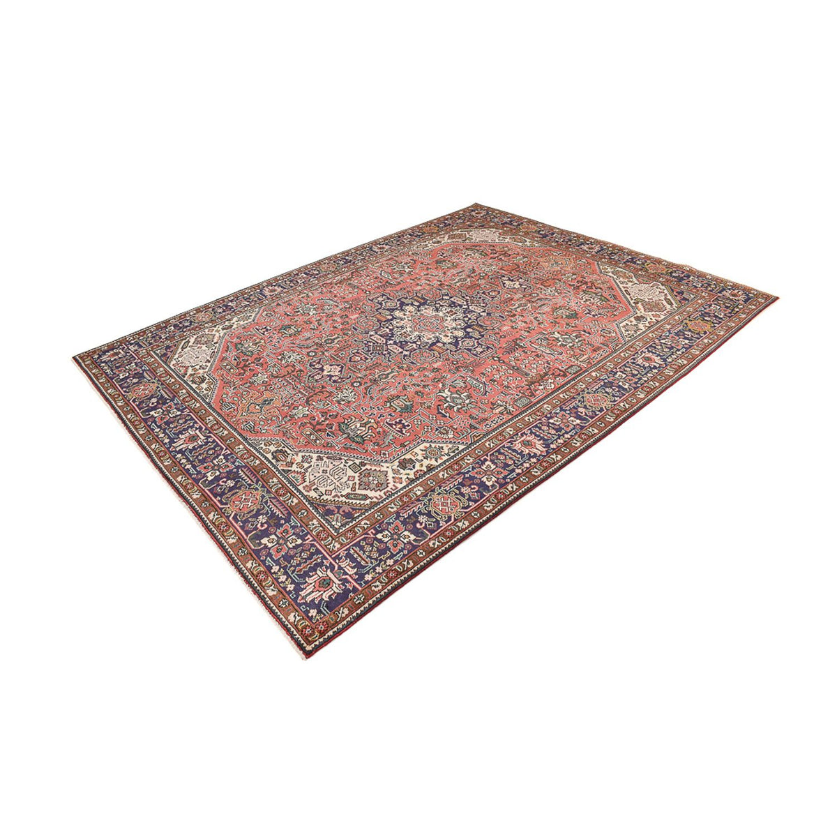 Tappeto Persero - Tabriz - 335 x 247 cm - rosso chiaro