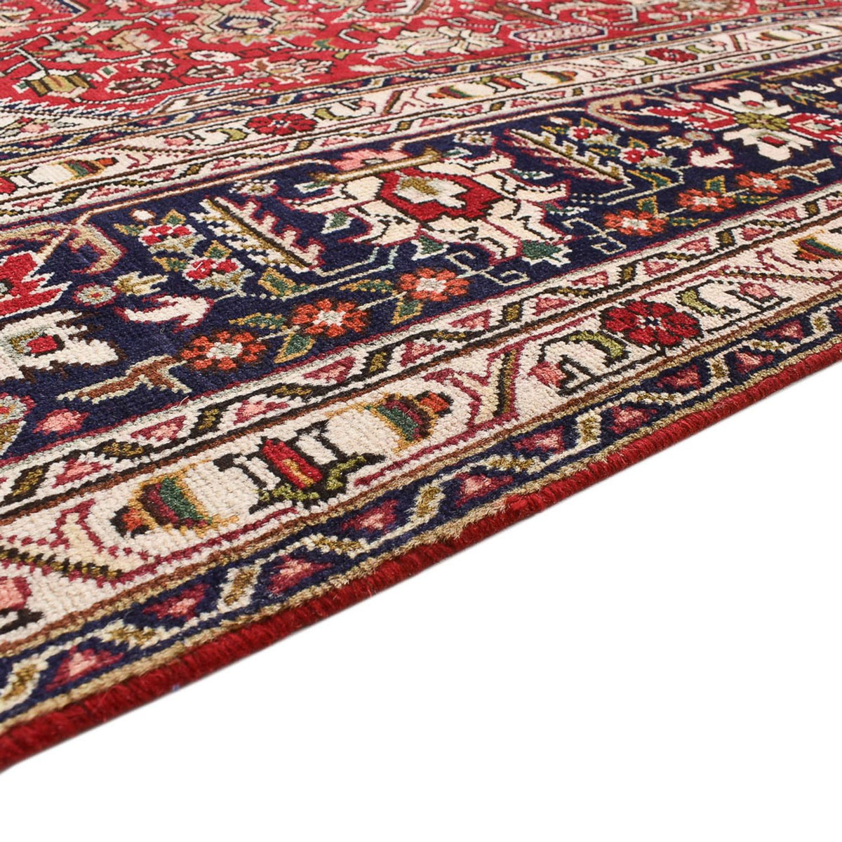 Tappeto Persero - Tabriz - 303 x 198 cm - rosso