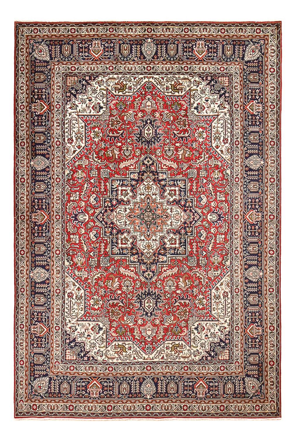 Tappeto Persero - Tabriz - 295 x 200 cm - rosso