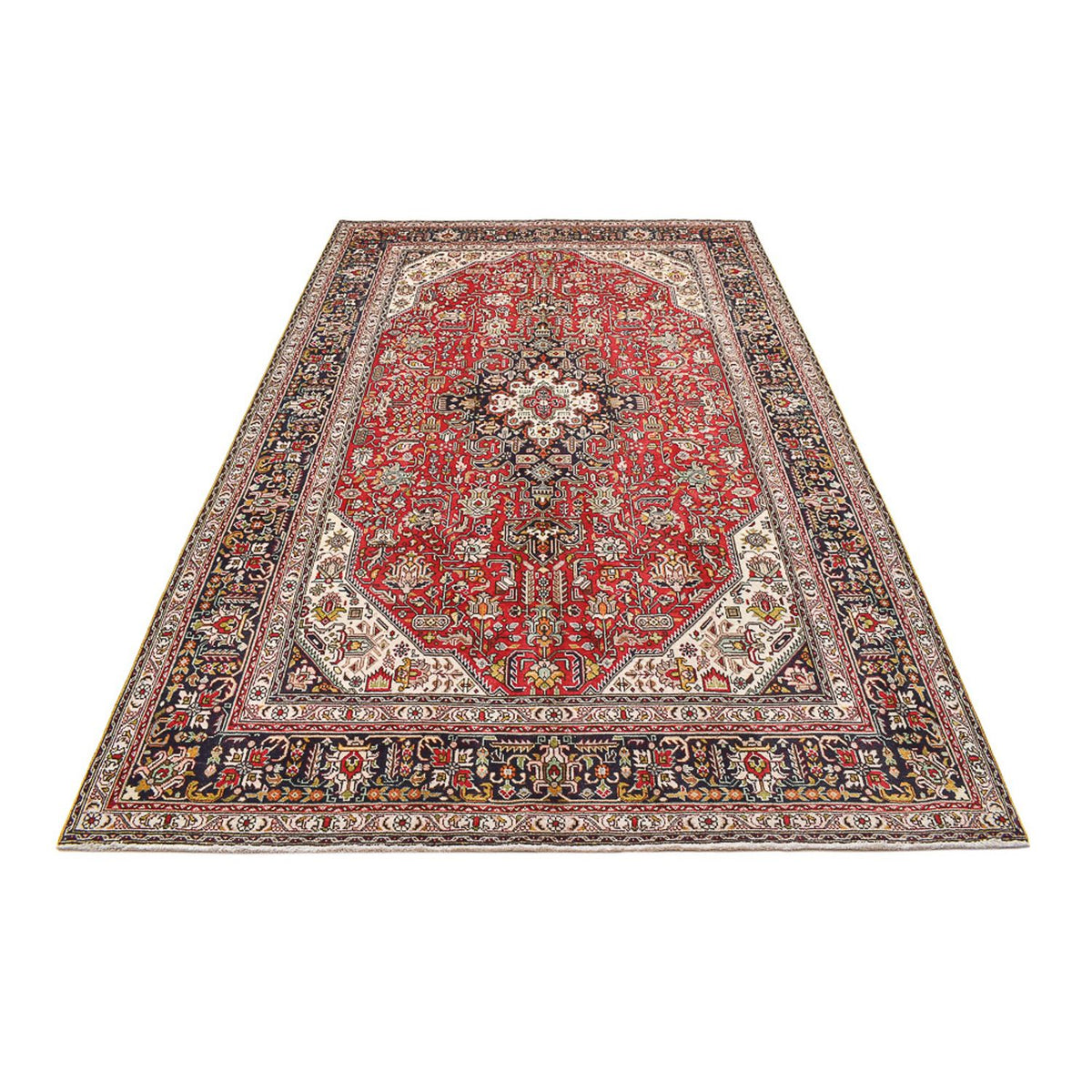 Tappeto Persero - Tabriz - 320 x 203 cm - rosso
