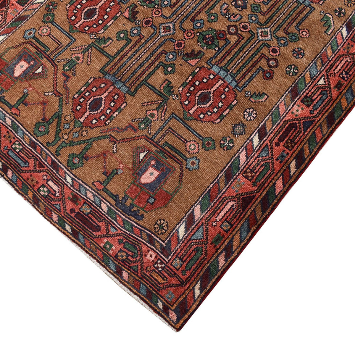 Tappeto corsia Tappeto Persero - Nomade - 317 x 112 cm - terracotta
