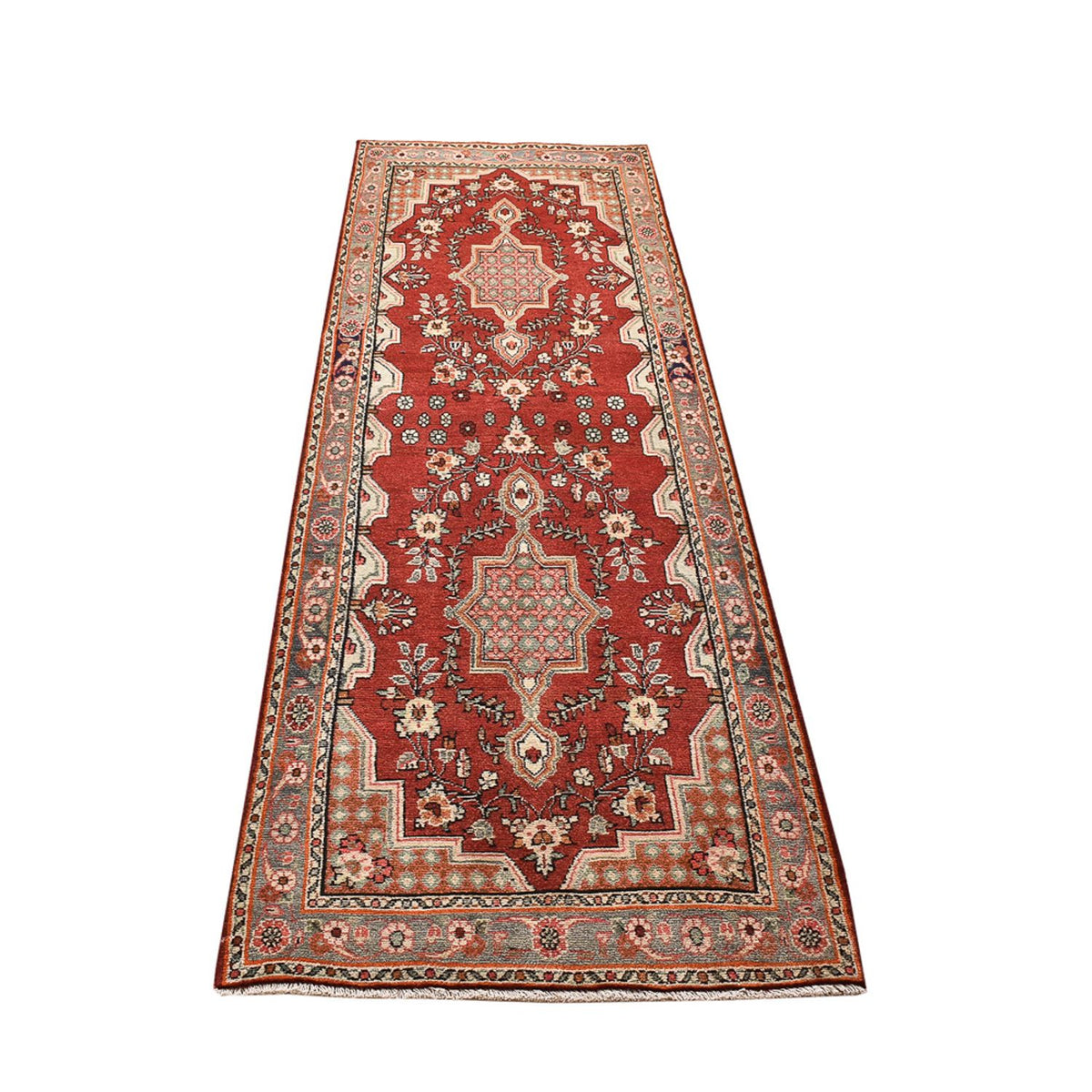 Tappeto corsia Tappeto Persero - Tabriz - 282 x 80 cm - multicolore