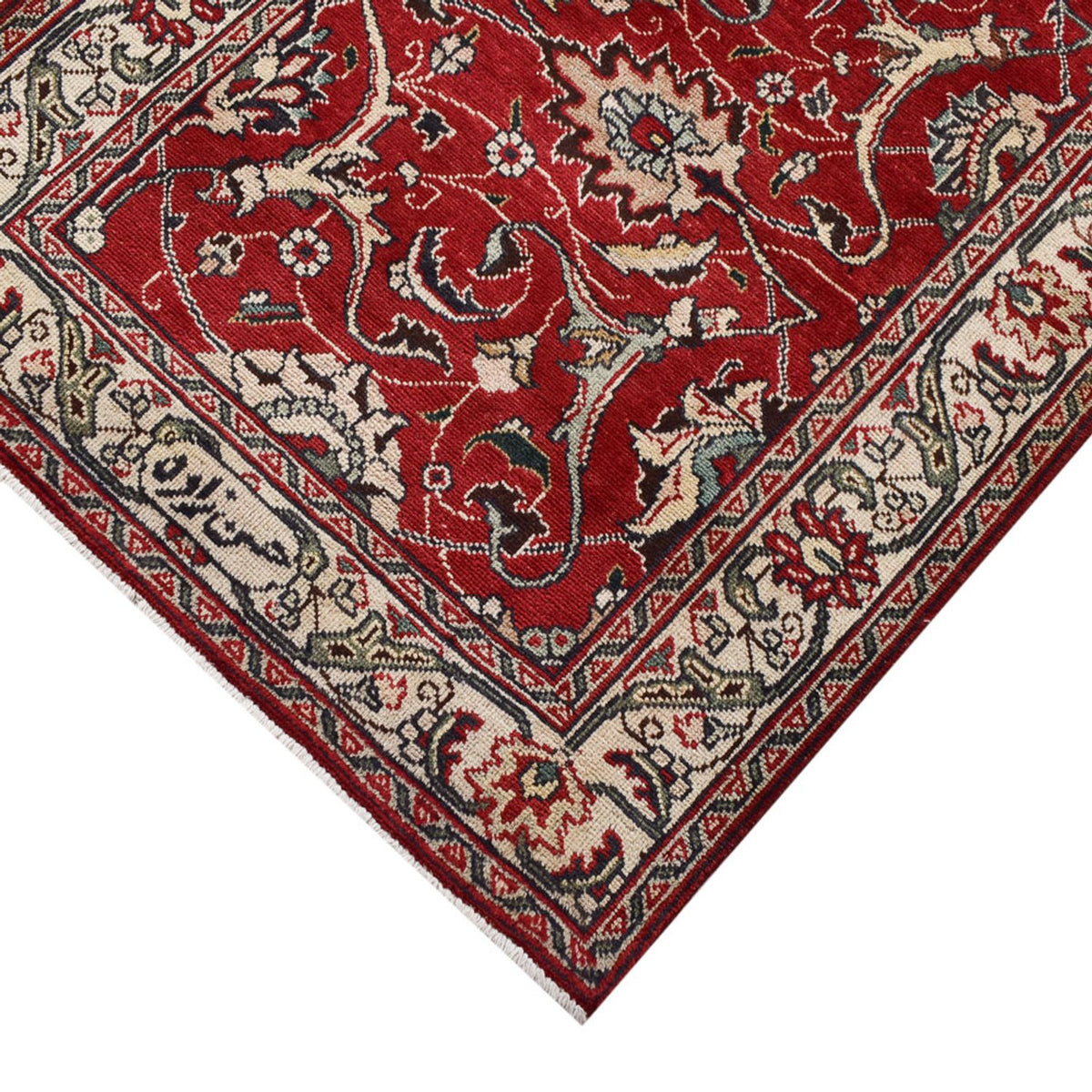 Tappeto corsia Tappeto Persero - Tabriz - 458 x 81 cm - rosso
