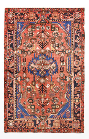 Tappeto Persero - Nomade - 168 x 108 cm - rosso chiaro