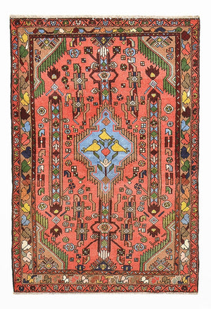 Tappeto Persero - Nomade - 155 x 104 cm - rosso chiaro