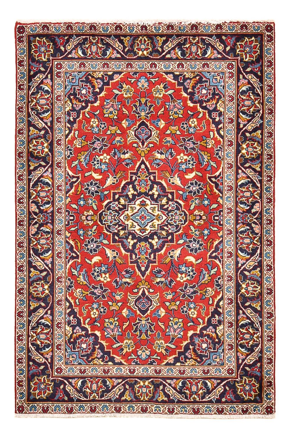 Tappeto Persero - Keshan - 150 x 100 cm - rosso