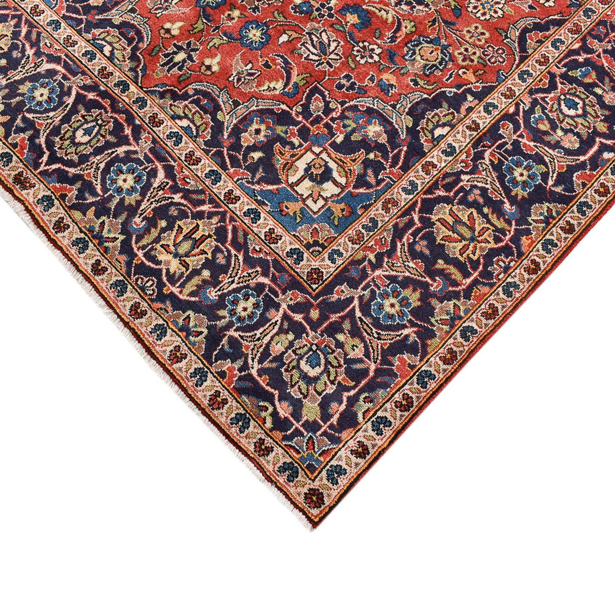 Tappeto Persero - Keshan - 263 x 146 cm - rosso chiaro