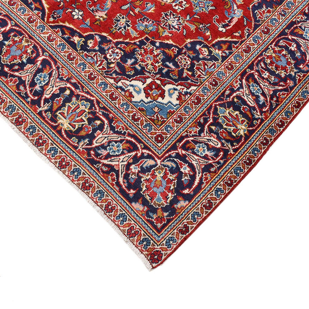 Tappeto Persero - Keshan - 255 x 151 cm - rosso
