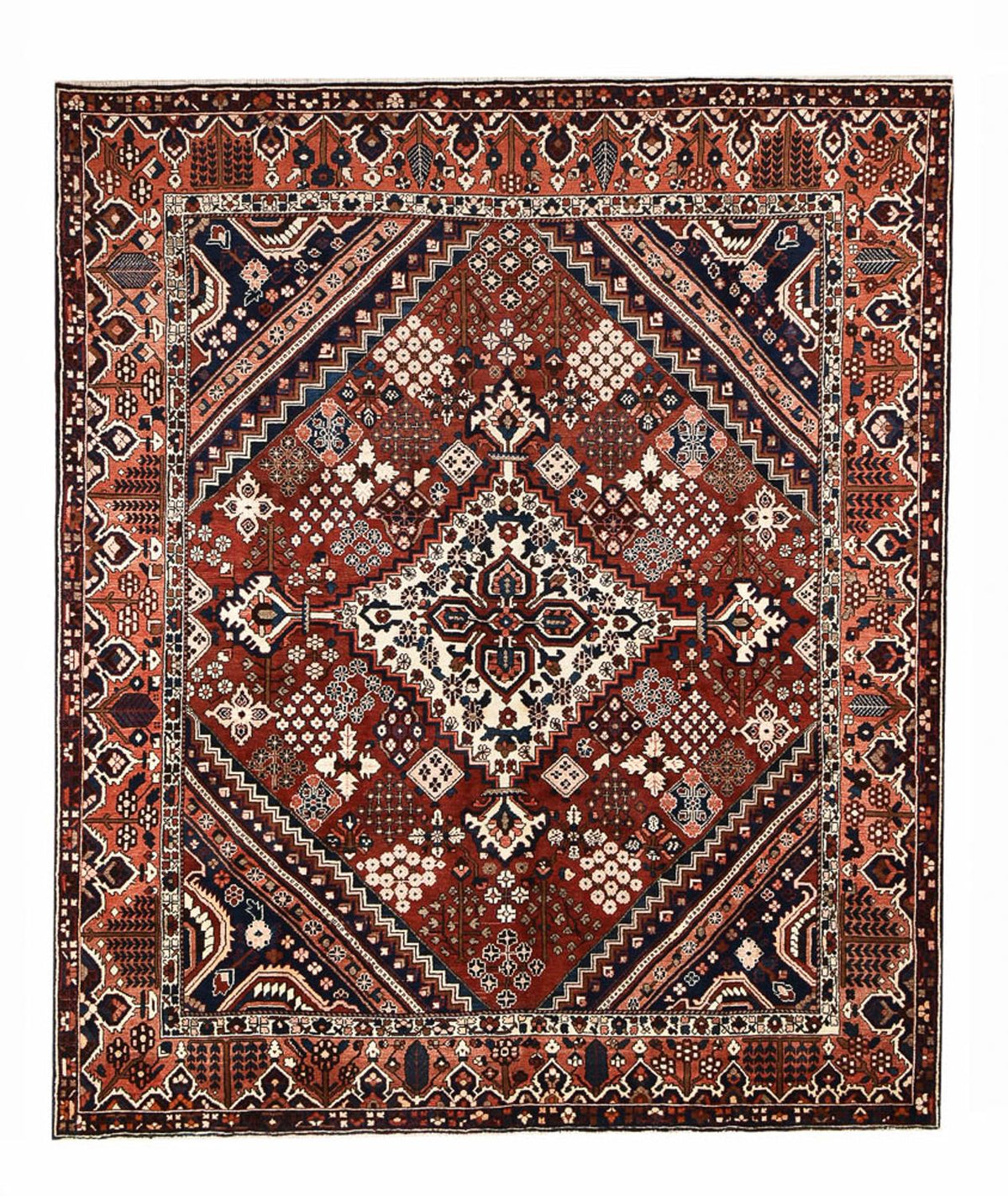 Tappeto Persero - Nomade forma speciale - 369 x 312 cm - rosso scuro