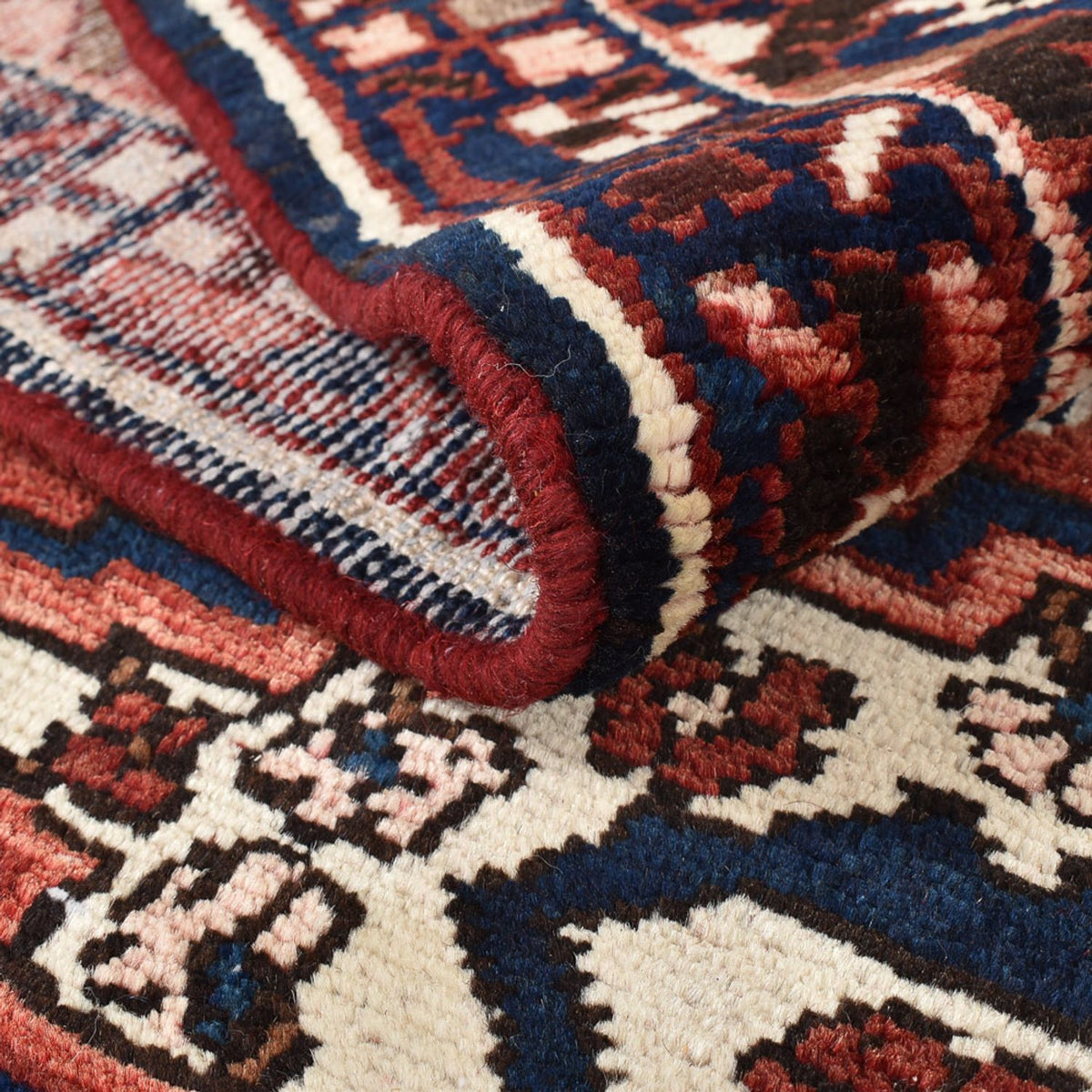 Tappeto Persero - Nomade forma speciale - 369 x 312 cm - rosso scuro